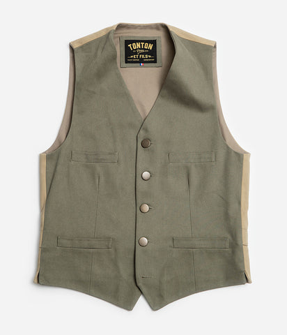 The “Auguste” lovat khaki back jacket (5 buttons)