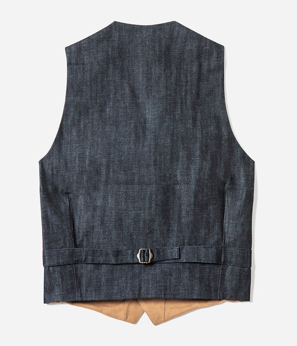 The “Auguste” light khaki denim twill jacket