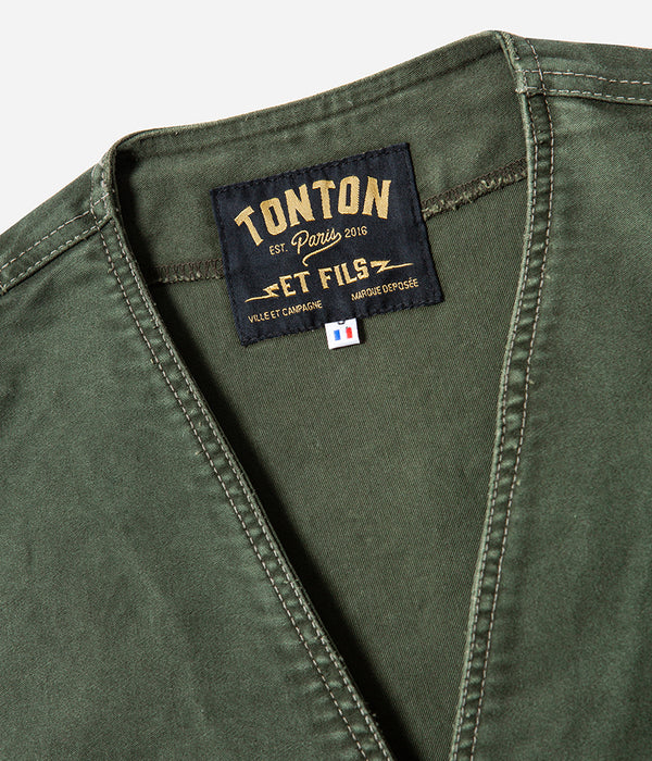 The “Belleville” khaki moleskine vest