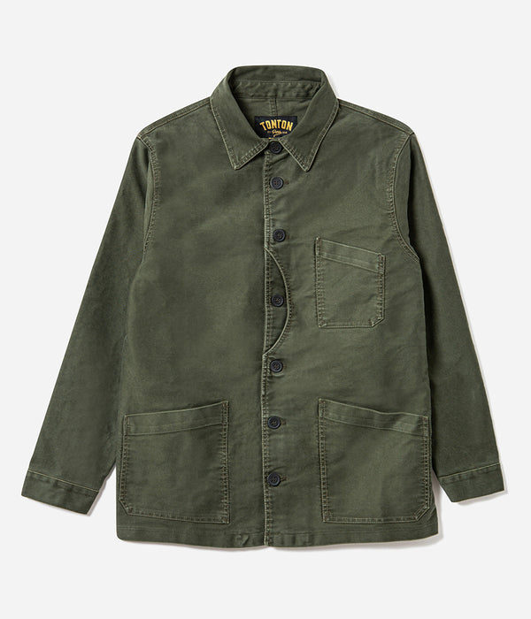 The “Besogne Belleville” Moleskine khaki jacket