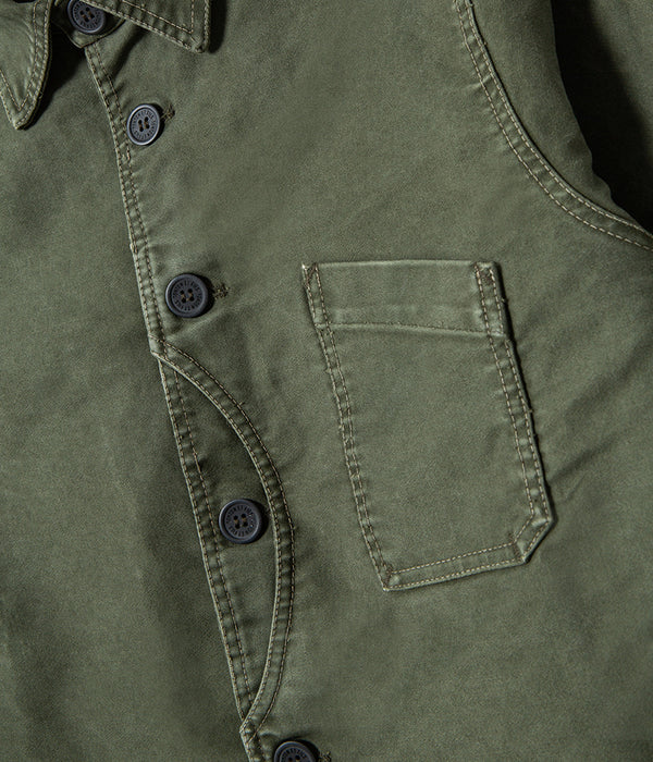 The “Besogne Belleville” Moleskine khaki jacket