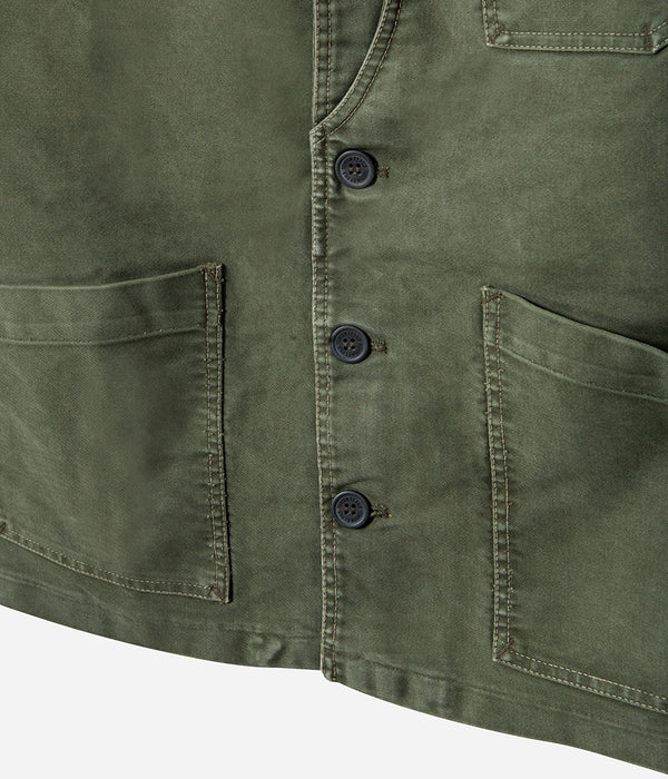The “Besogne Belleville” Moleskine khaki jacket