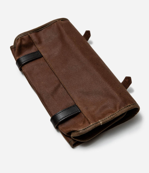Tonton et Fils - Trousse à outils "Roll Up" - Waxé Camel - Fabriquée en France - Vue de dos