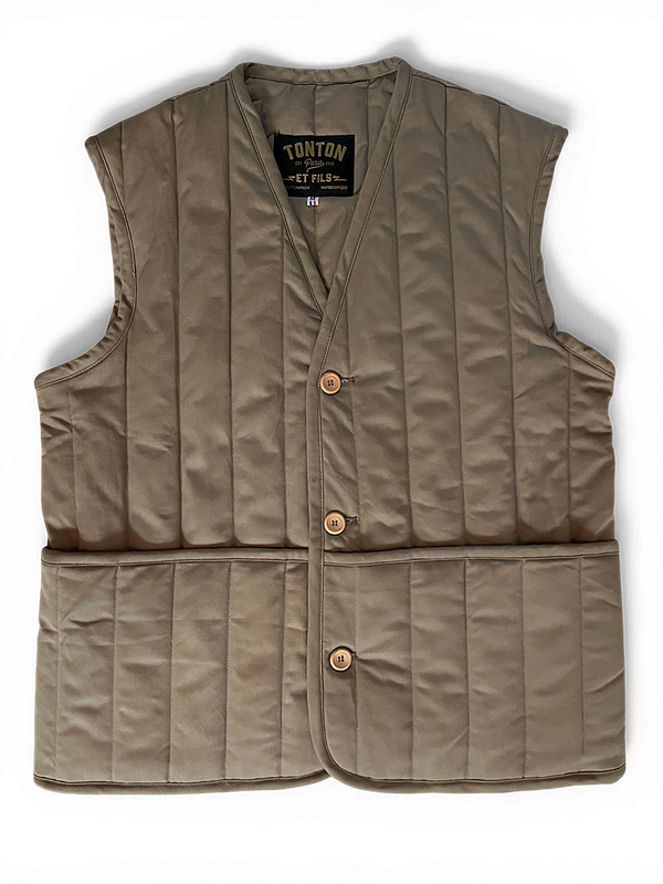 Le gilet « Fudji » façon Hanten japonais