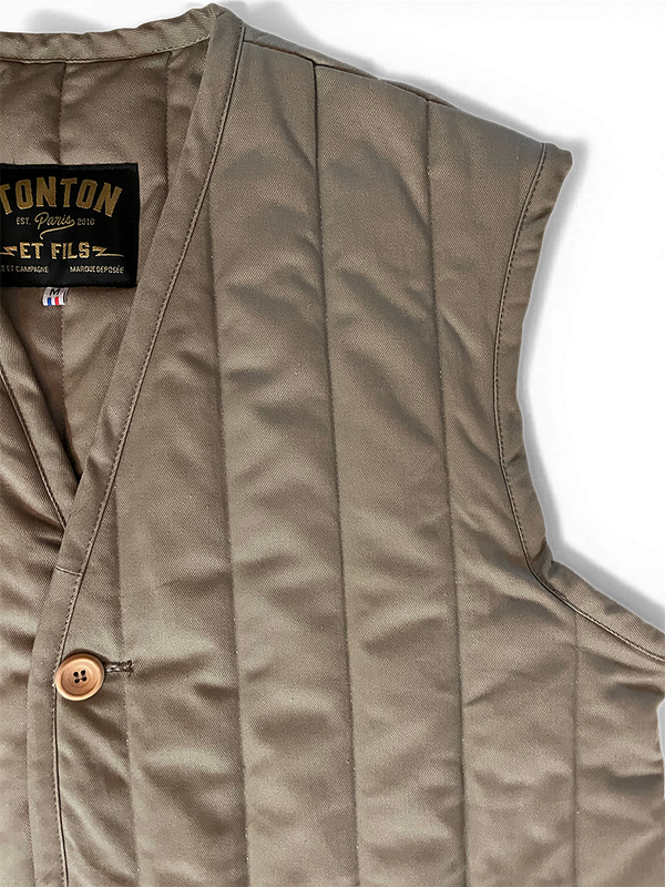 Le gilet « Fudji » façon Hanten japonais