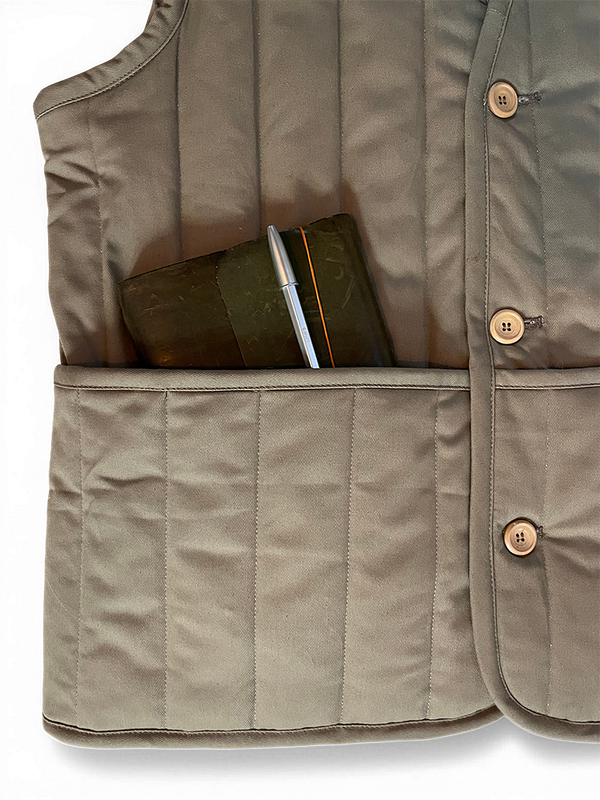 Le gilet « Fudji » façon Hanten japonais