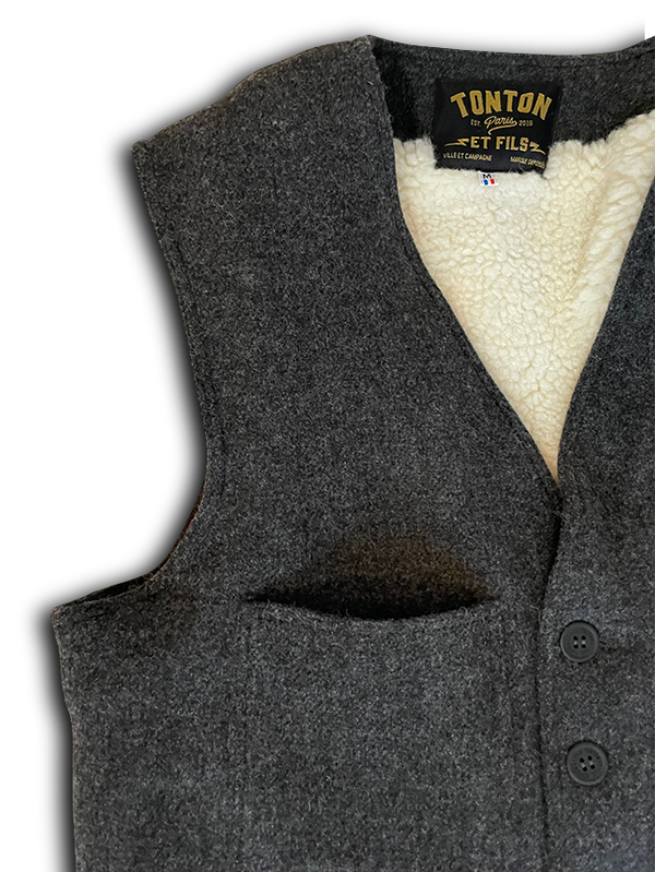 Le gilet « Jeannot » doublure laine