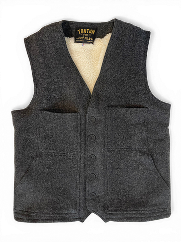 Le gilet « Jeannot » en laine doublure laine