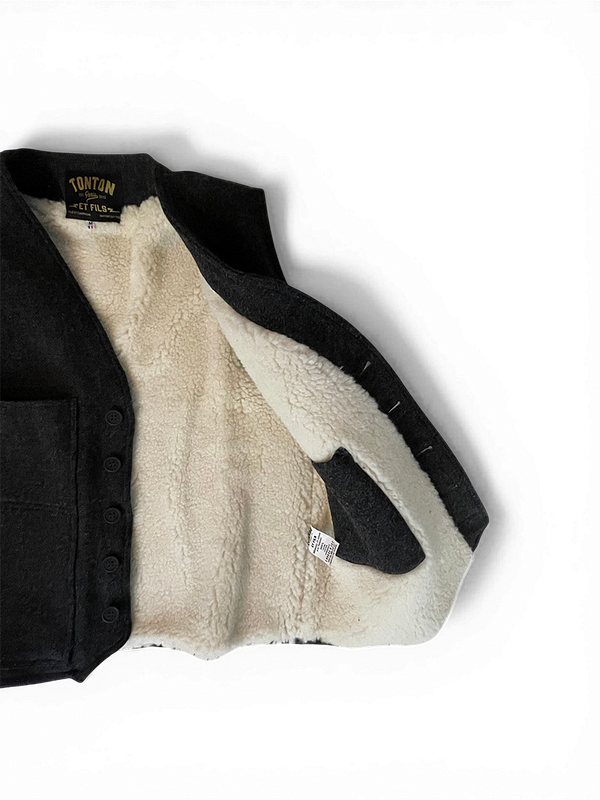 Le gilet « Jeannot » en laine doublure laine