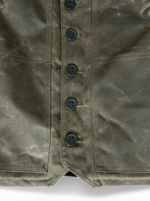 The “Jeannot” vest in brown natural wool