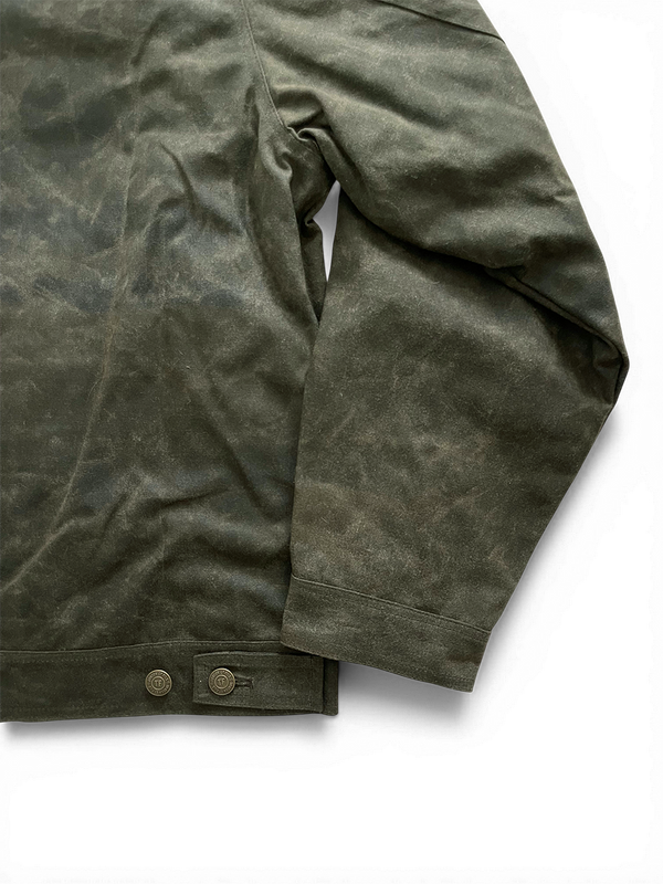 Le blouson «Monterey II » canvas waxé kaki et doublure polycoton