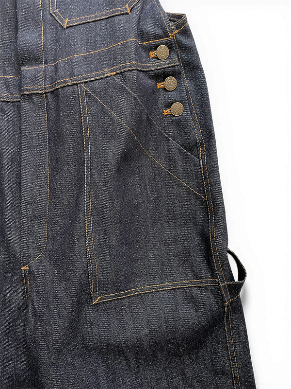 Khaki “Billy” overalls
