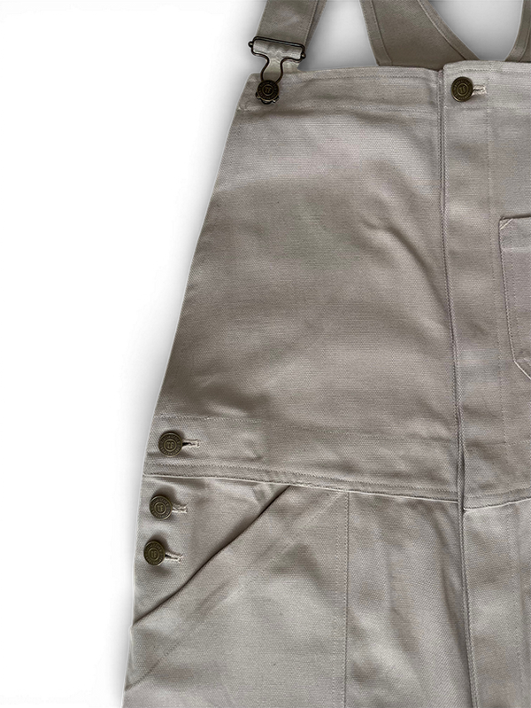 Khaki “Billy” overalls