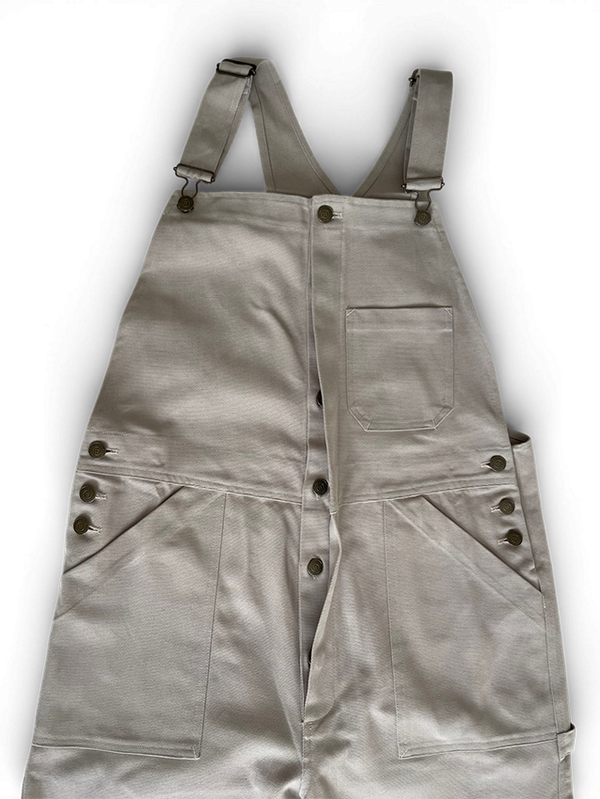 Khaki “Billy” overalls