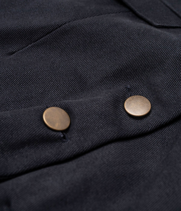 Tonton et Fils -Le veston homme «Fernand» canvas marine et canvas kaki clair - Vue sur les boutons