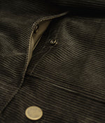 Tonton et Fils - La veste homme «Achille» velours olive - Fabriquée en France - Vue sur la poche poitrine