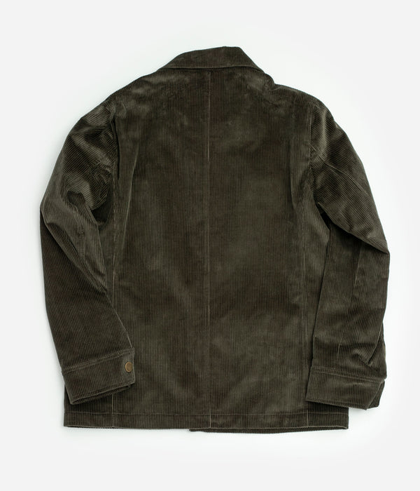 Tonton et Fils - La veste homme «Achille» velours olive - Fabriquée en France - Vue de dos