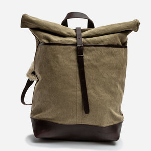 Tonton et Fils - Le sac à dos de «Tonton» kaki stonewashed - Vue générale