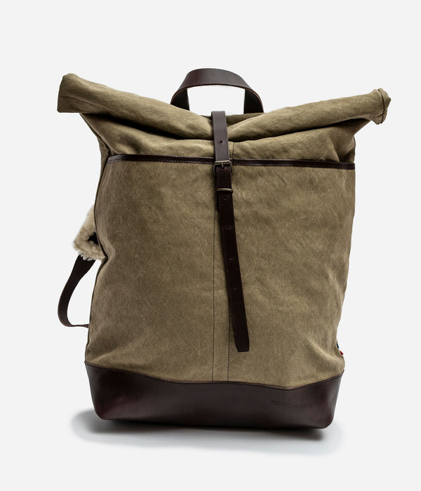 Tonton et Fils - Le sac à dos de «Tonton» kaki stonewashed - Vue générale