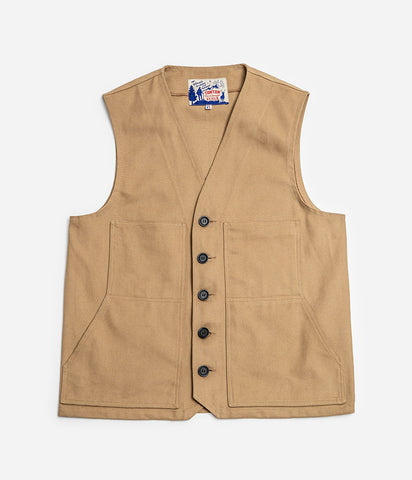 Le gilet «Jeannot» tan