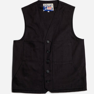 Tonton et Fils - Le gilet homme «Jeannot» marine fabriqué en France - Vue générale