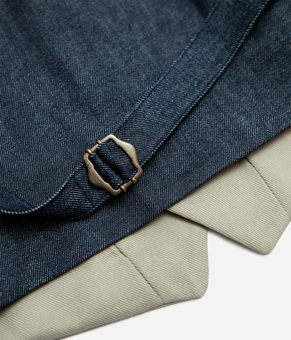 Le veston «Auguste» stone denim (5 boutons)