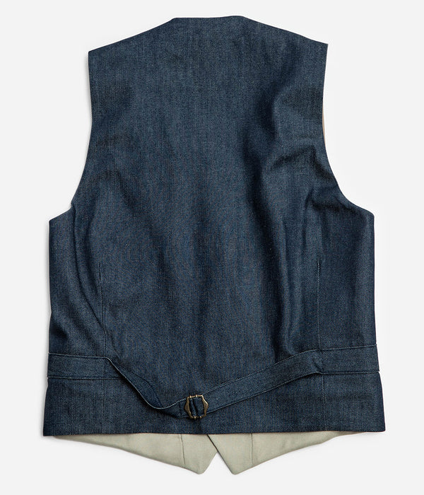 Le veston «Auguste» stone denim (5 boutons)