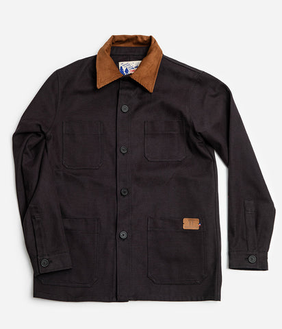 La veste «Besogne» canvas marine