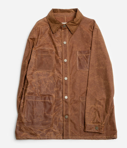La veste «Besogne» canvas waxée