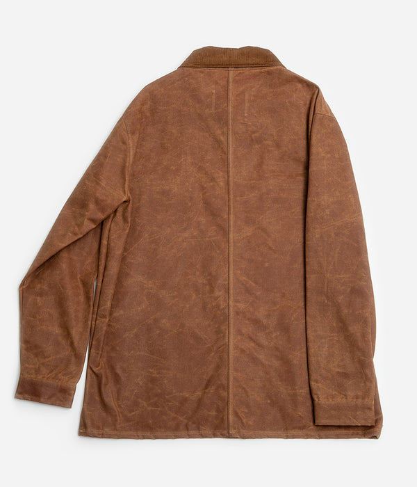 Tonton et Fils - La veste homme «Besogne» canvas waxée fabriquée en France - Vue de dos