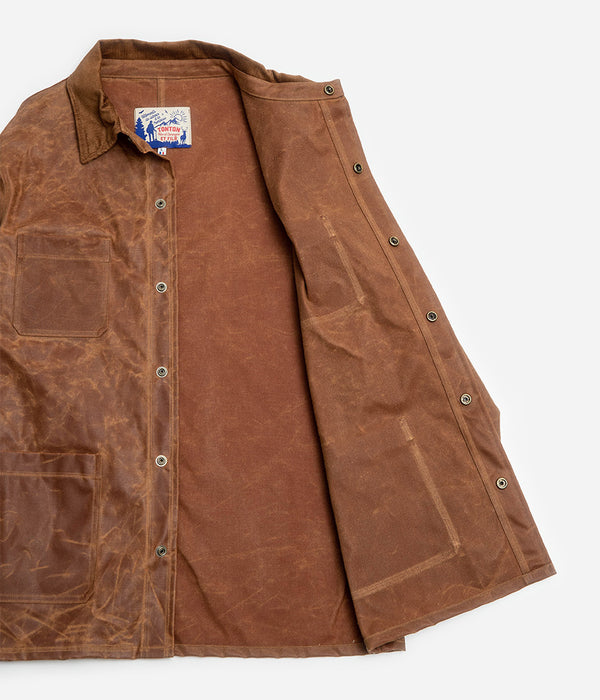Tonton et Fils - La veste homme «Besogne» canvas waxée fabriquée en France - Vue intérieure