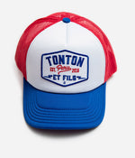 Tonton et Fils - Casquette "Trucker" - Vue générale coloris bleu - blanc - rouge