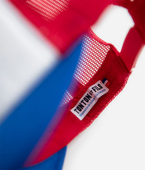 Tonton et Fils - Casquette "Trucker" - Intérieur coloris bleu - blanc - rouge