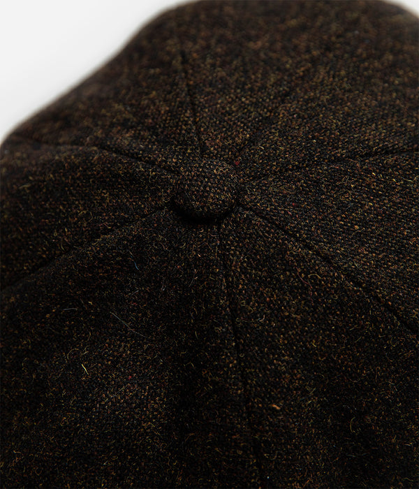 Tonton et Fils - La casquette gavroche «Bastille» - Brun - Zoom sur la matière