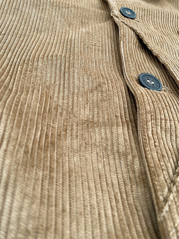 La veste « Besogne Belleville » velours beige