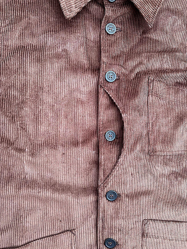 La veste « Besogne Belleville » velours brun