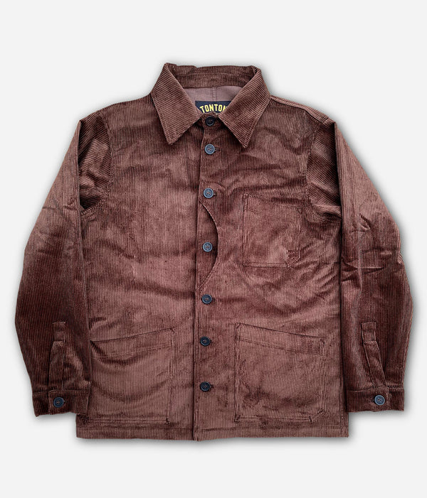 La veste « Besogne Belleville » velours brun