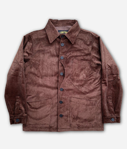 La veste « Besogne Belleville » velours brun