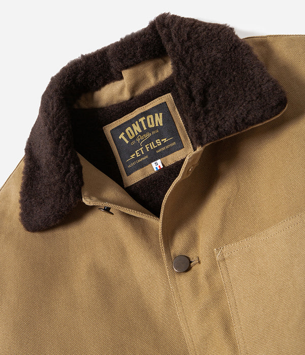 Le blouson « Monterey » Tan doublé laine