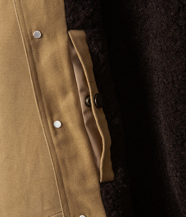 Le blouson « Monterey » Tan doublé laine