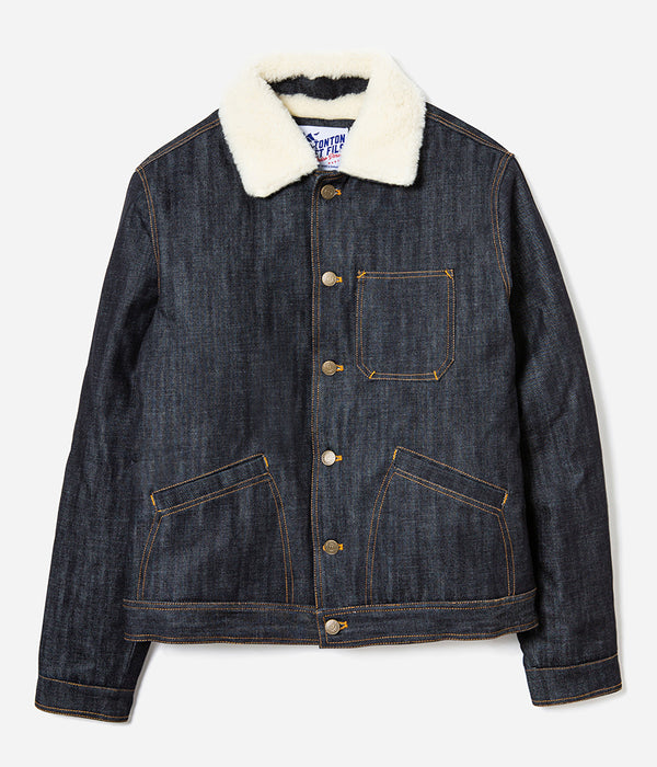 Le blouson « Monterey » Denim doublé laine