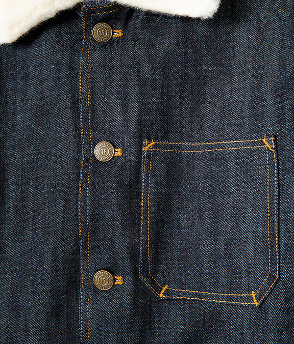 Le blouson « Monterey » Denim doublé laine