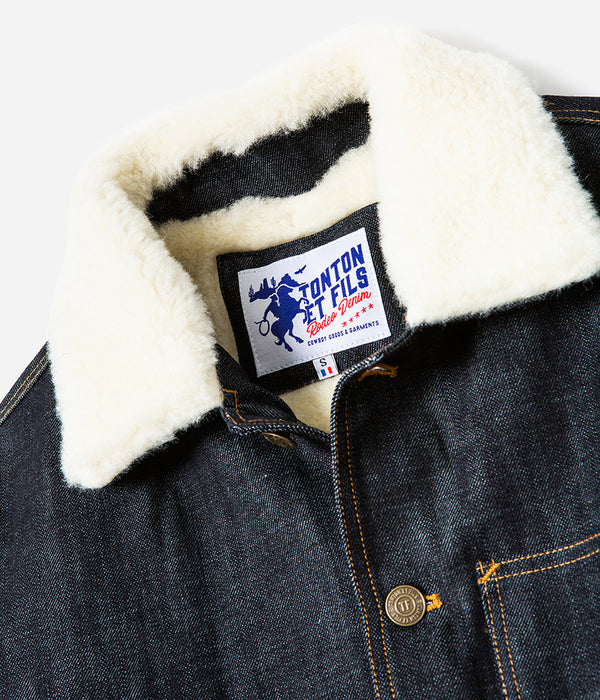 Le blouson « Monterey » Denim doublé laine