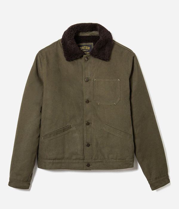 Le blouson « Monterey » Olive doublé laine