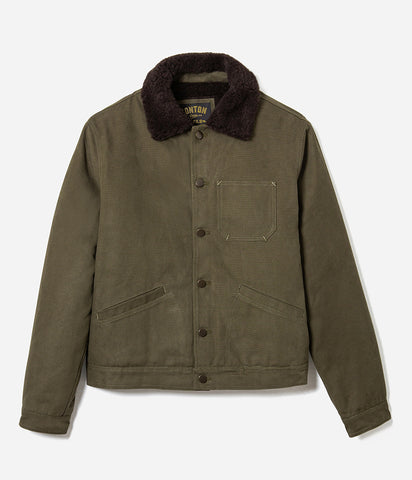 Le blouson « Monterey » Olive doublé laine