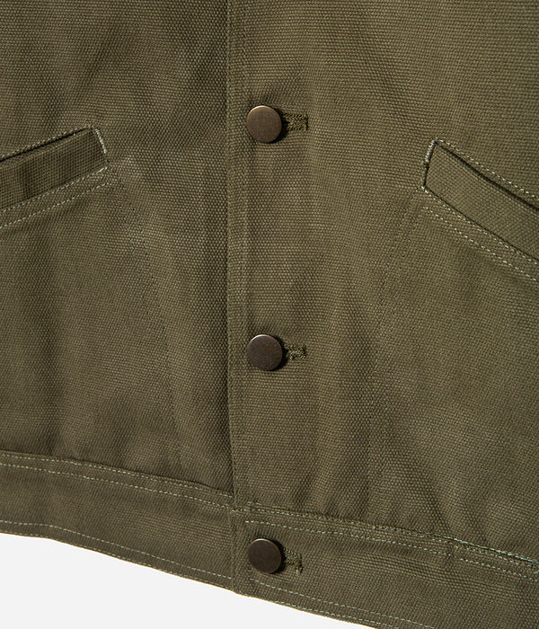 Le blouson « Monterey » Olive doublé laine