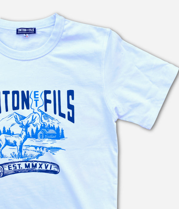 Le tee-shirt « Cerf » blanc