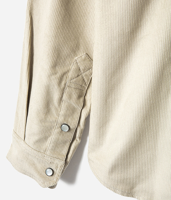 The light beige velvet “Jimmy” shirt