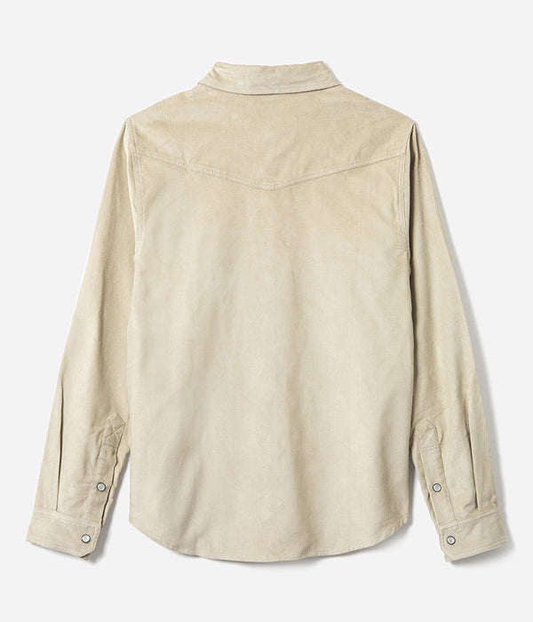 The light beige velvet “Jimmy” shirt