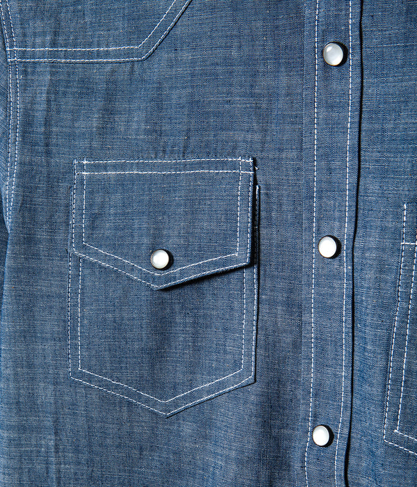 La chemise « Jimmy » denim chambray clair